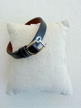 *Single Leather Band Bracelet* KEEP COLLECTIVE Retired Black